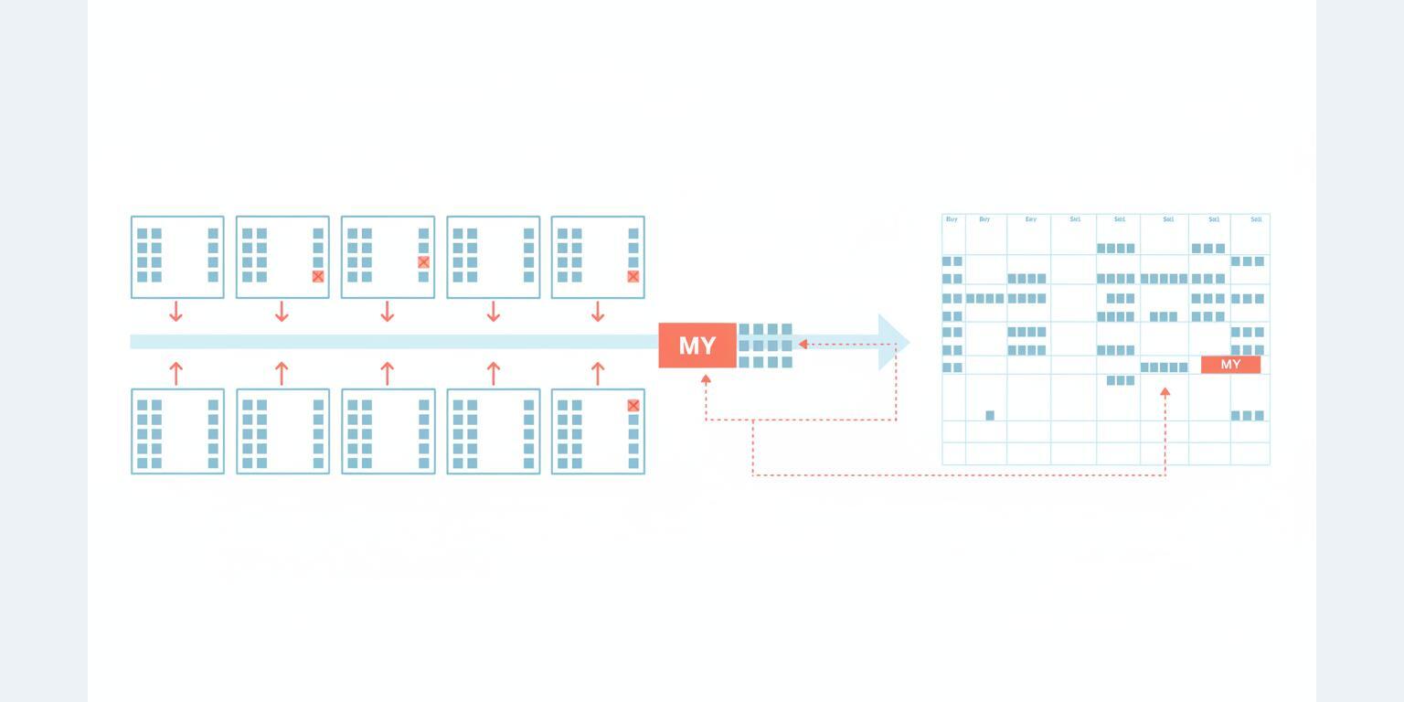 스냅샷 시퀀스를 리플레이하여 L3 오더북을 재구성하고 내 주문을 삽입하는 과정